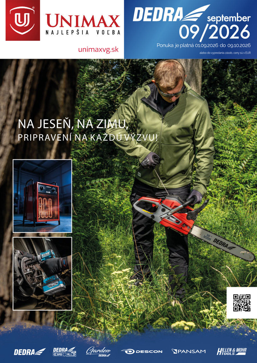 unimaxvg dedra katalóg